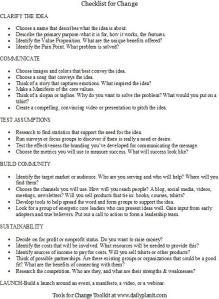 ChangeChecklist